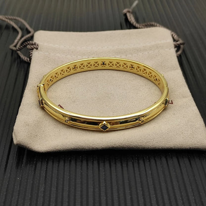 2025 New Christmas Bangle, High Quality 8mm Renaissance Band Bracelet, Elegant Design, Suitable for Both Men and Women